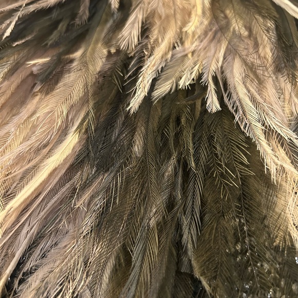 J CREW COLLECTION Naomi Feather Sequin Embellished SILK Mini Skirt 0 - Picture 7 of 15